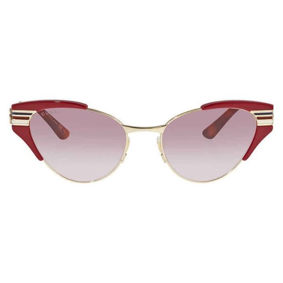 NEW Gucci Pink and Gold Cat Eye Women\'s Sunglasses main image 4